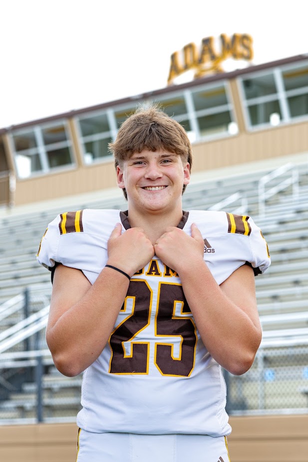 Ashton Keith Adams Varsity Football jersey #25
